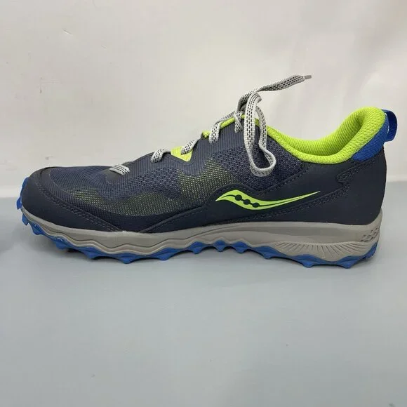 Saucony Peregrine 11 Sneakers Shoes Trail Running Hiking Outdoor Blue Kids 6 - Picture 12 of 14